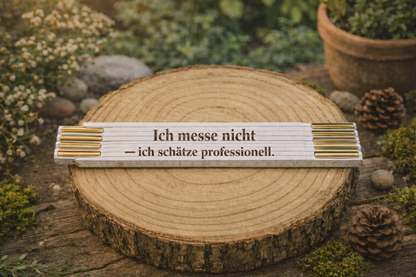 Zollstock personalisiert mit Namen oder Spruch