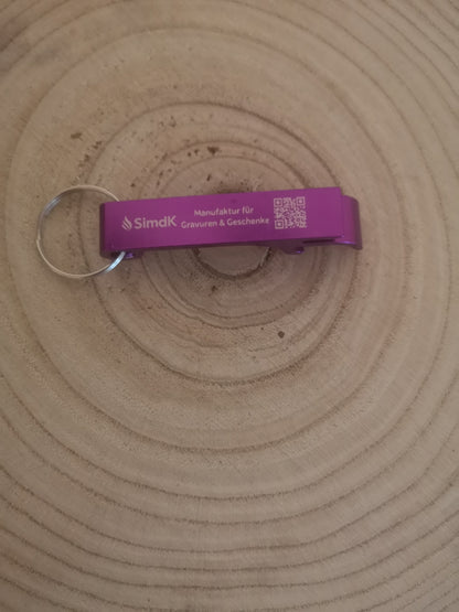 Personalisierter Aluminium-Flaschenöffner – Dein Name, Dein Logo, Dein Stil