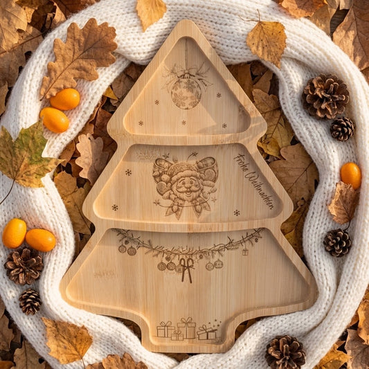 Tannenbaum - Servierbrett aus Holz