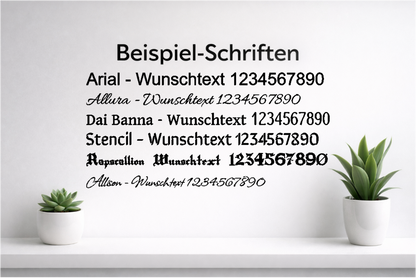 Zollstock personalisiert mit Namen oder Spruch