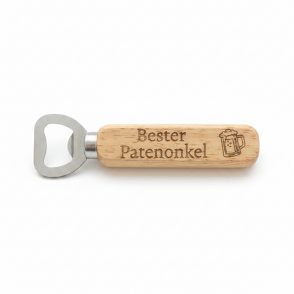 Rustikaler Holz‑Flaschenöffner