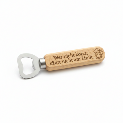 Rustikaler Holz‑Flaschenöffner