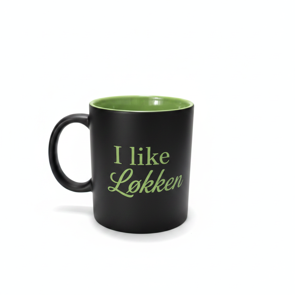 Farbige Keramiktasse mit Wunschtext