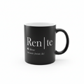 Farbige Keramiktasse mit Wunschtext