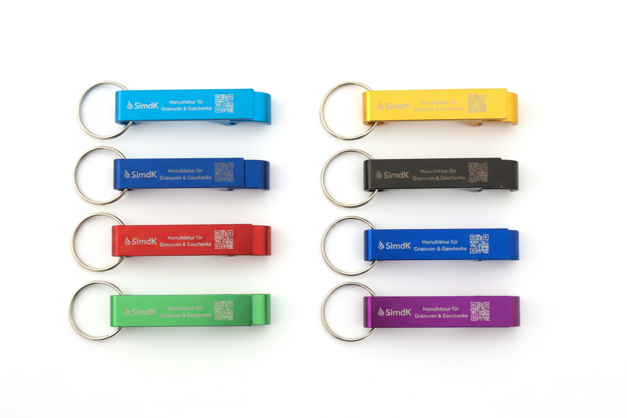 Personalisierter Aluminium-Flaschenöffner – Dein Name, Dein Logo, Dein Stil