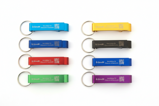 Personalisierter Aluminium-Flaschenöffner – Dein Name, Dein Logo, Dein Stil