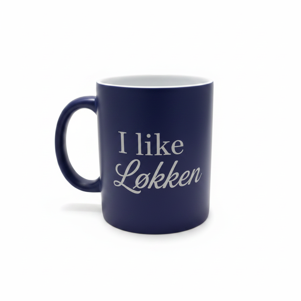 Farbige Keramiktasse mit Wunschtext